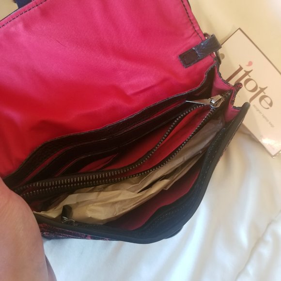 NWT Vintage Cowhide Leather JTote Designer Laptop Bag and Wallet - Picture 7 of 10